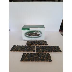 Department 56 Slate Stone Path Straight 52719 Village Accessories Set of 4 - NEW